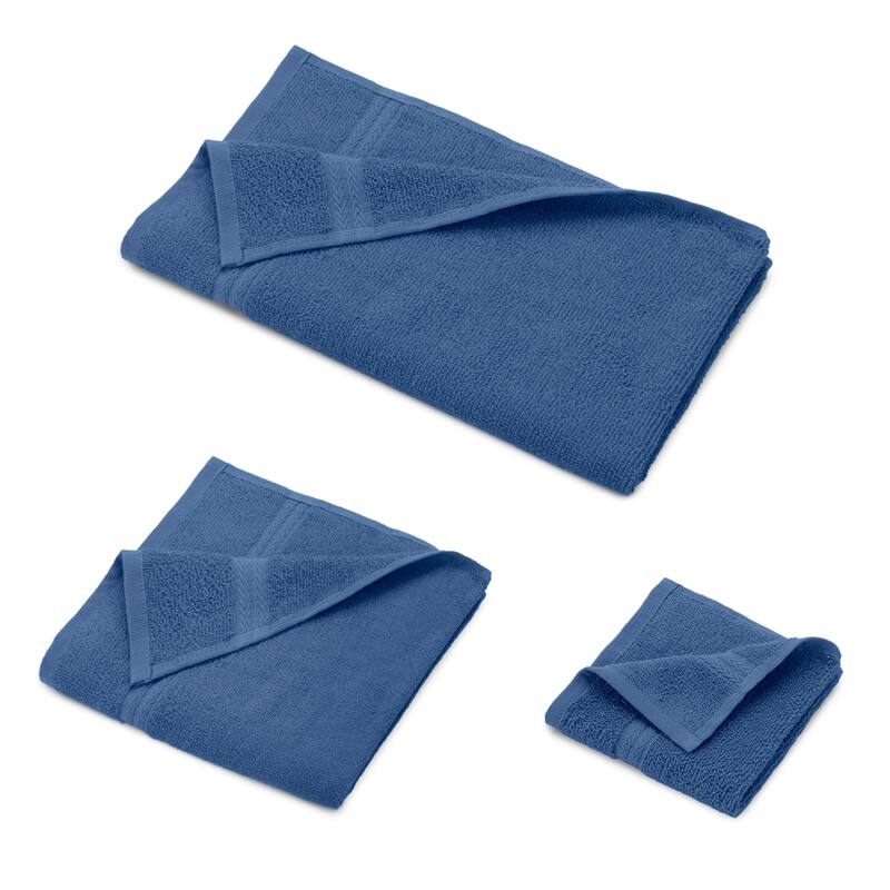 Superior Miami 100% Cotton 6-Piece Towel Set - Lightweight & Quick Drying