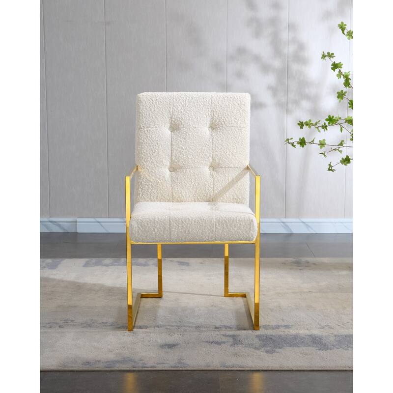 Linen Dining Arm Chair