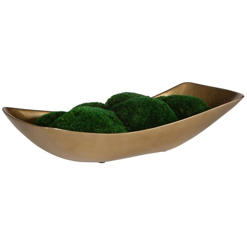 Uttermost Venice Moss Centerpiece - 20"W x 5"H x 8"D