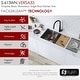 preview thumbnail 7 of 63, Undermount 33" Workstation Single-Bowl Stainless Steel Kitchen Sink