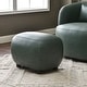 preview thumbnail 72 of 112, KINWELL 23" Wide Faux Leather Upholstered Ottoman Footrest, PU Entryway Footstool