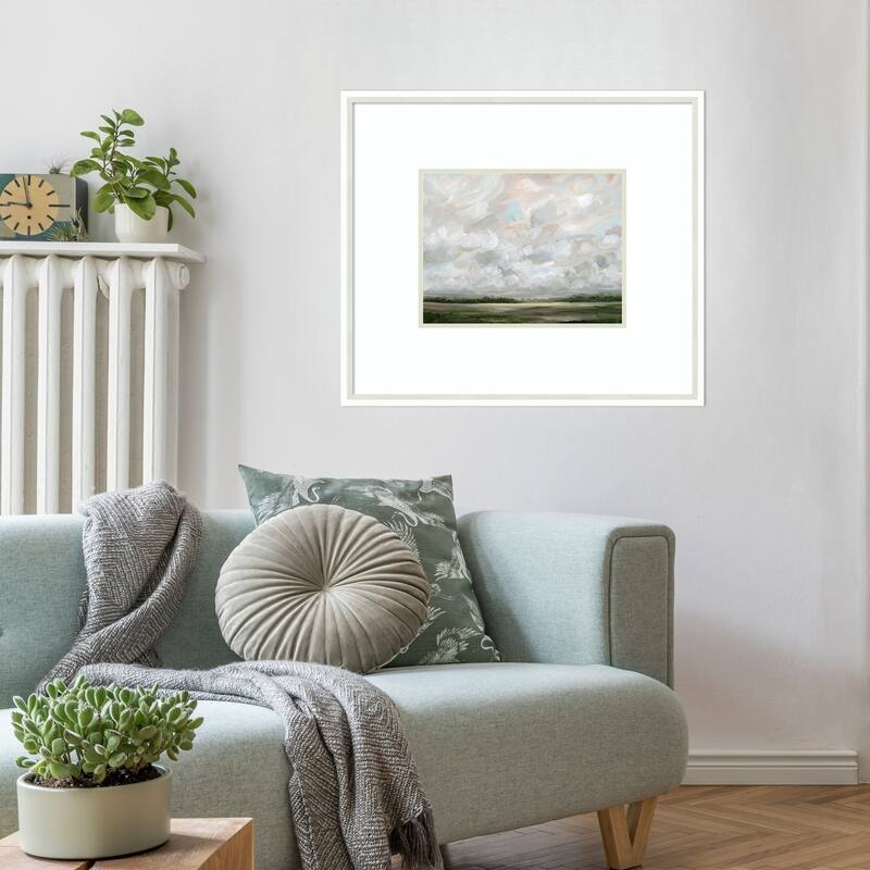 Muted Prairie by Nicole Walsh Wood Framed Wall Art Print
