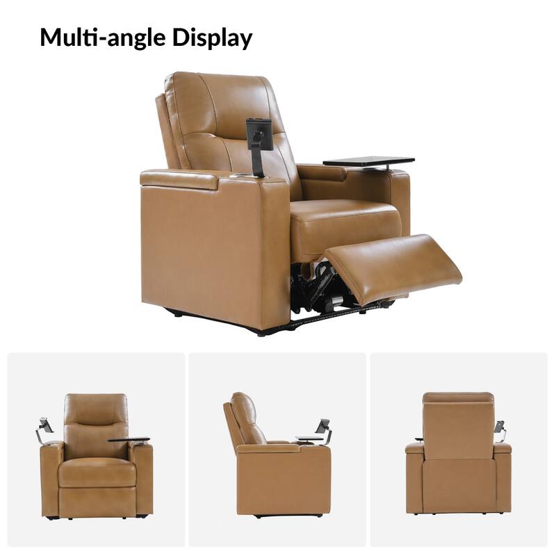 Lothaire Genuine Leather Recliner by HULALA HOME
