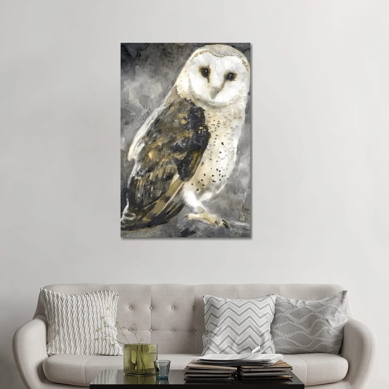 iCanvas "Snowy Owl II" by Stellar Design Studio Canvas Print - 48x32x1.5