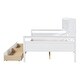 preview thumbnail 34 of 34, Full Daybed with Drawers & Shelf - Elegant Multi-Functional Style