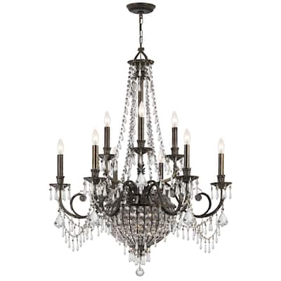 Crystorama Lighting Group Vanderbilt 12 Light 34" Wide Chandelier with