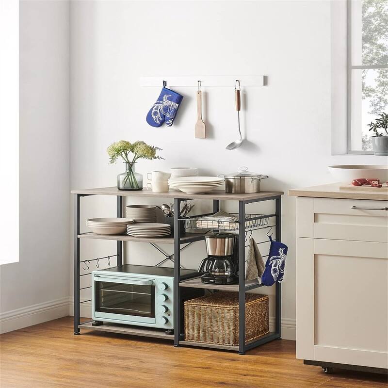 Baker's Rack - 15.7"D x 35.4"W x 33"H