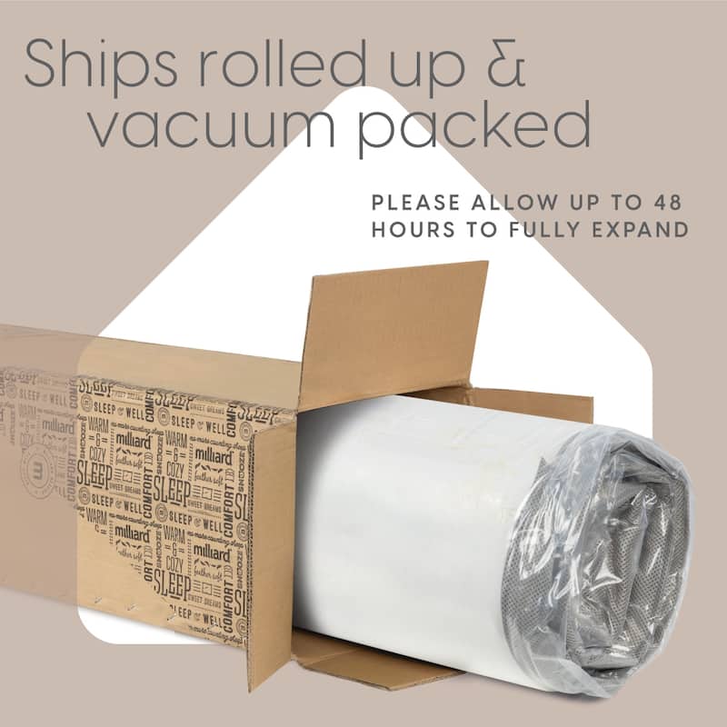 Milliard 4" Tri Folding Queen size Mattress with Ultra Soft Removable Cover