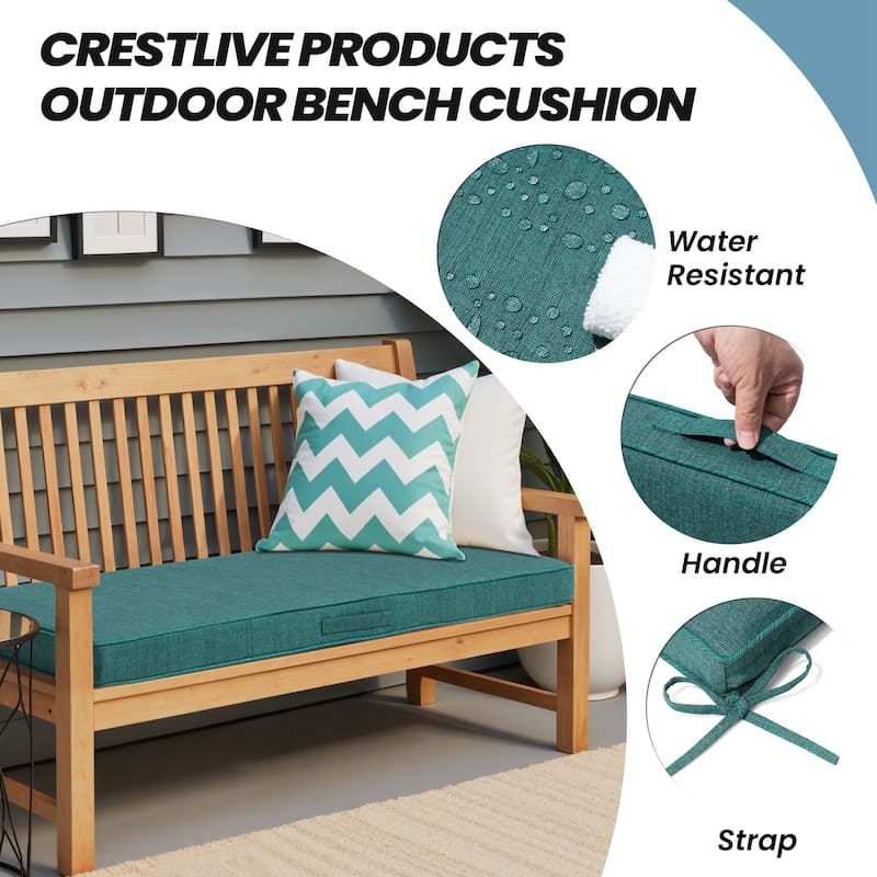 Outdoor Settee Bench Seat Cushion Patio Swing Cushion Loveseat Cushion