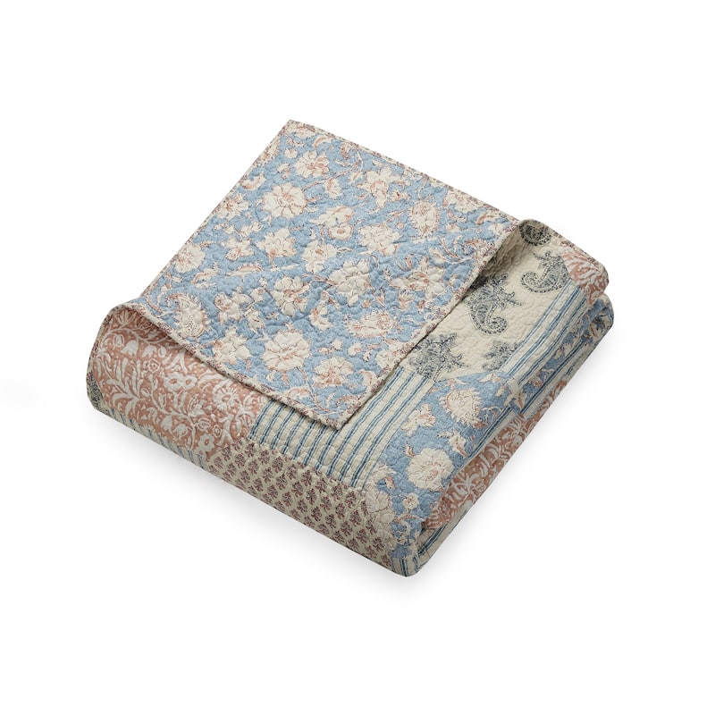 Mary Jane's Home Provencal Rose 3 Pieces Quilt Set