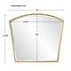 preview thumbnail 3 of 5, Uttermost Boundary Gold Arch Mirror - 36 W X 31.625 H X 1.125 D (in)