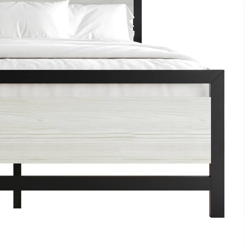 CraftPorch Transitional Metal Platform Bed