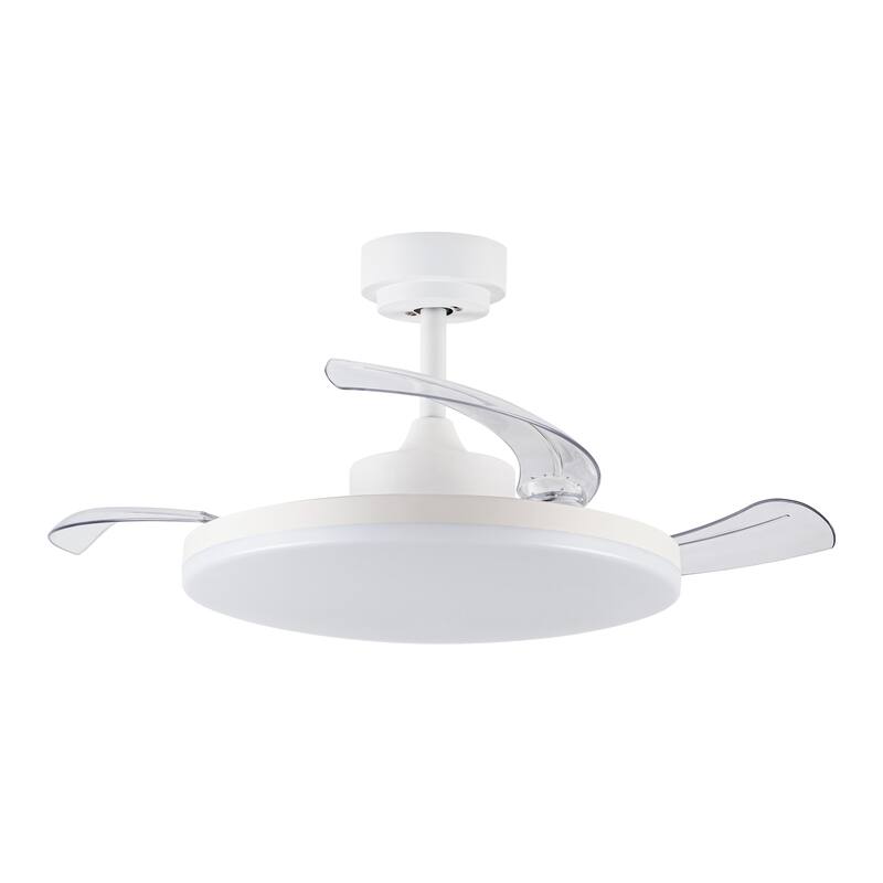 Fanaway Stroll 42-inch Retractable Ceiling Fan - White - Remote