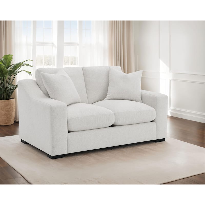 Ashlyn Upholstered Sloped Arm Loveseat