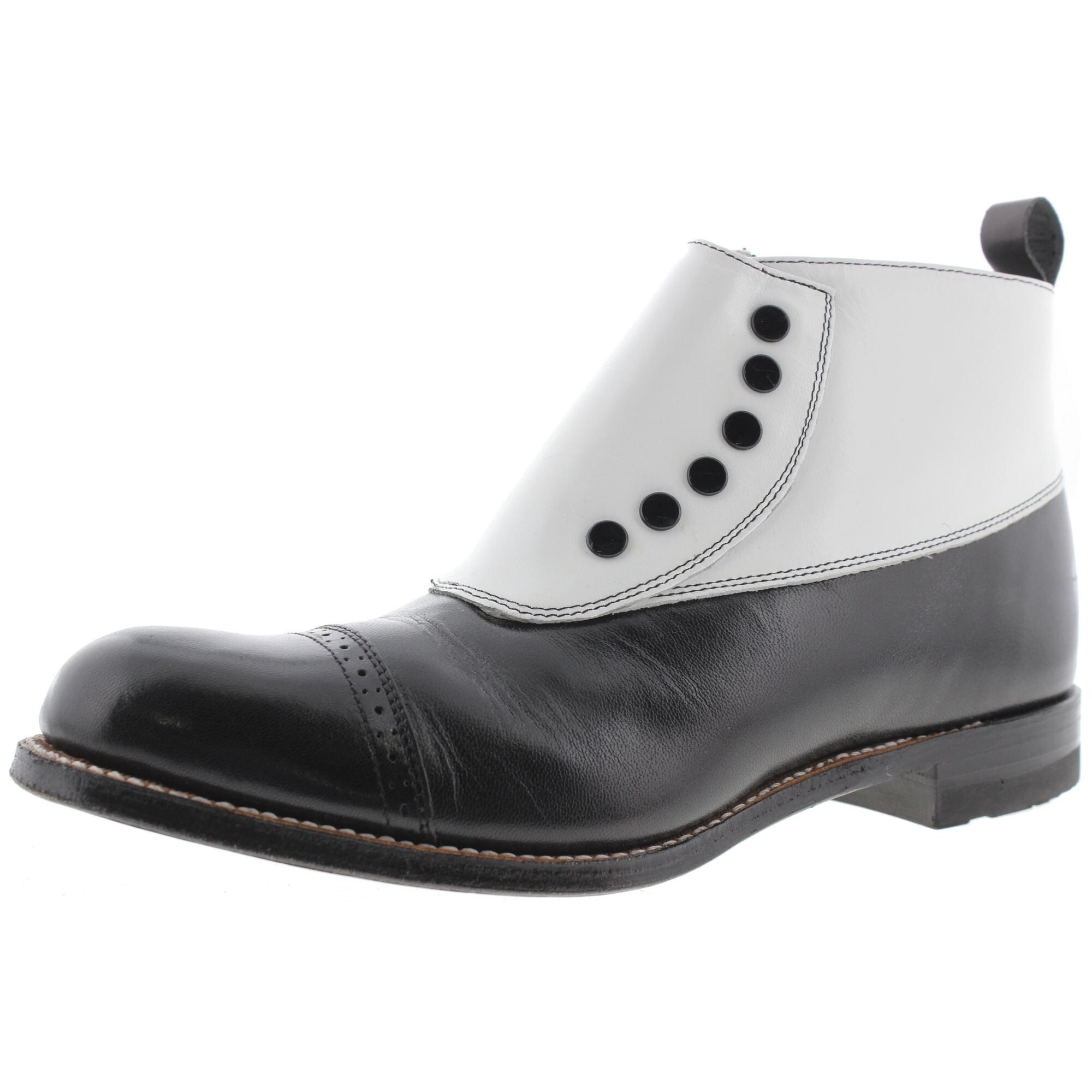 white stacy adams boots