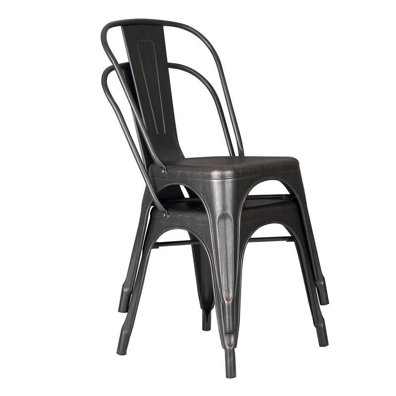 Modern Metal Dining Room Kitchen Bar Chair Set