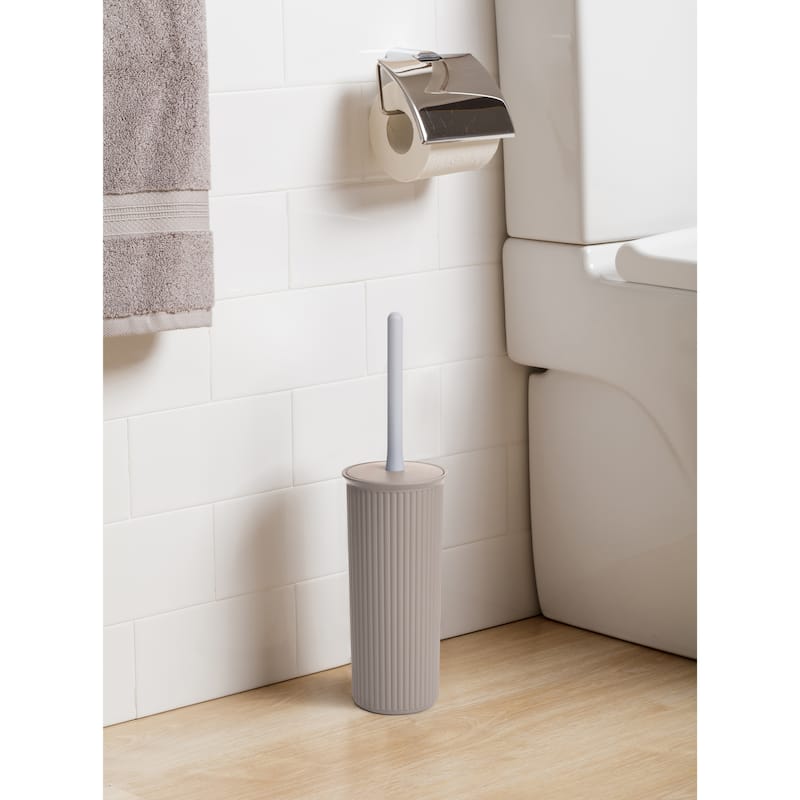 Superio Ribbed Toilet Bowl Brush - 4"W x 15"D x 4"H