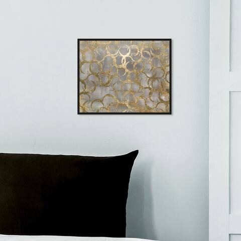 Oliver Gal 'Old Coins' Abstract Gold Wall Art Canvas Print
