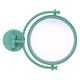preview thumbnail 23 of 26, Allied Brass 8 Inch Wall Mounted Make-Up Mirror 5X Magnification Sea Foam Green
