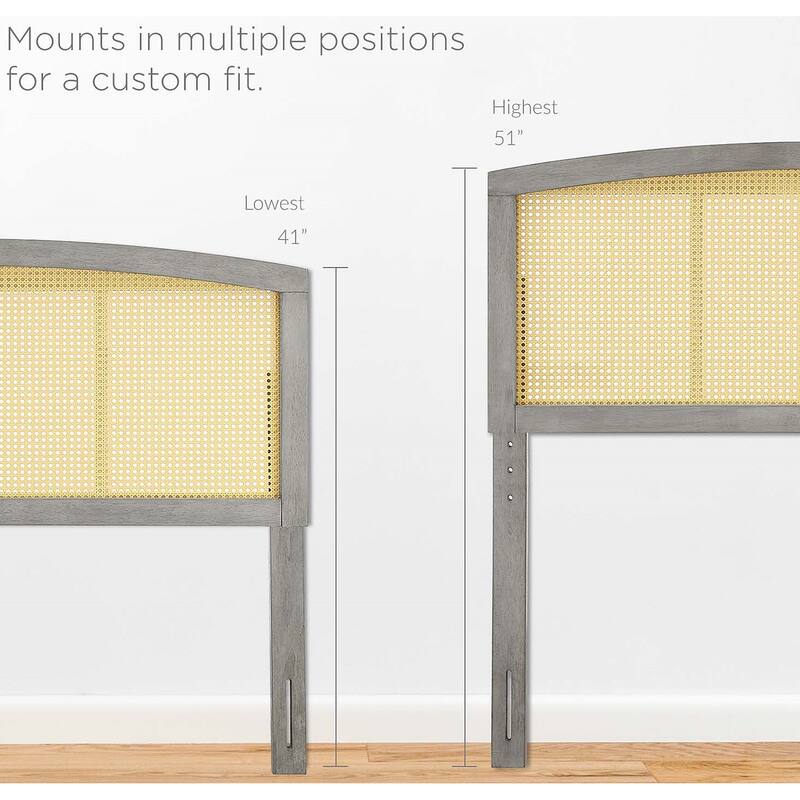 Hartford Arched Full Size Grey Wooden Headboard Bed Bath & Beyond