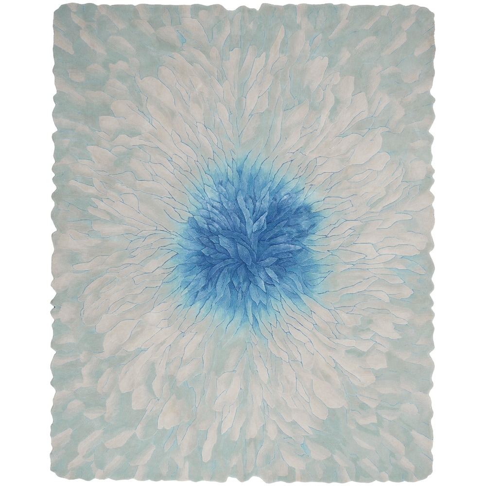 Nourison Prismatic Indoor only Floral Wool Area Rug