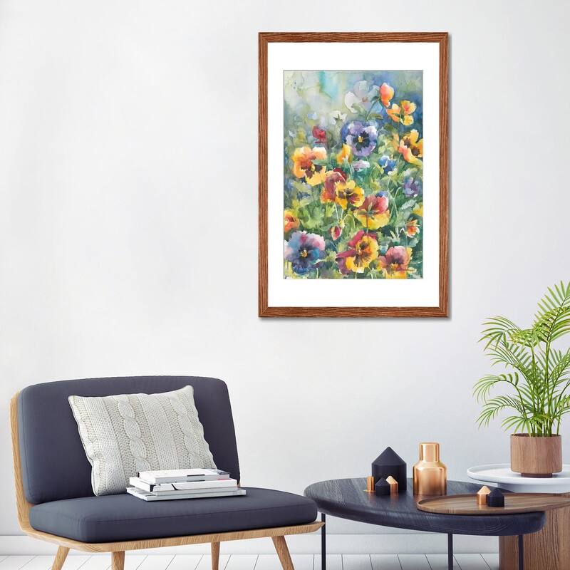 iCanvas "Picture Perfect Pansies" by Annelein Beukenkamp