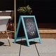 preview thumbnail 112 of 158, Wood A-Frame Magnetic Chalkboard Set-Markers, Stencils, and Magnets