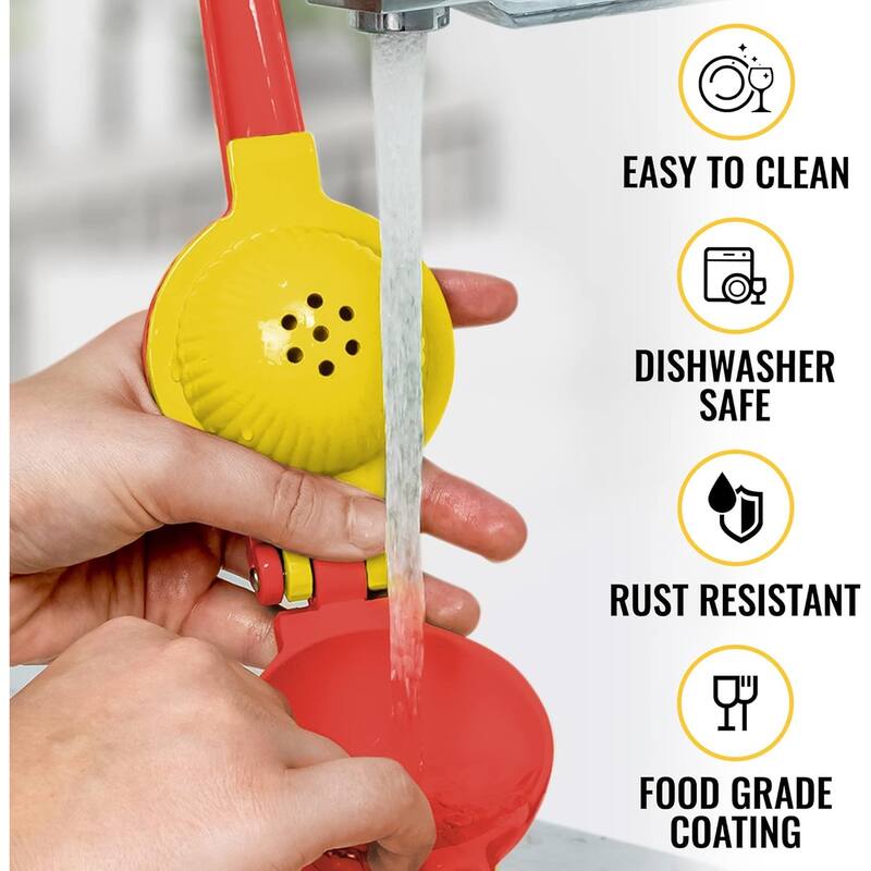 Zulay Kitchen Metal 2-In-1 Lemon Squeezer Manual