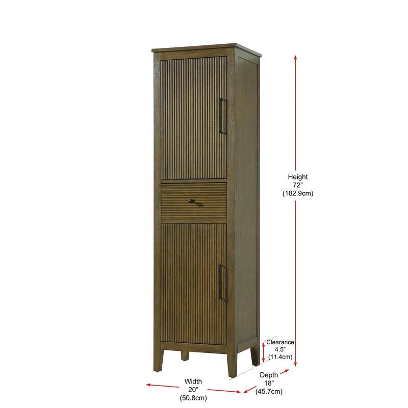 Kensington 16-28 Inch Bath Storage Cabinet