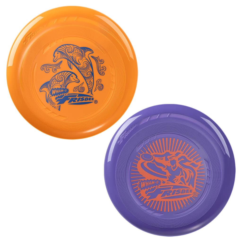 Frisbee Go 2 Pack Flying Disc, 9 Inch Lightweight Toy Set