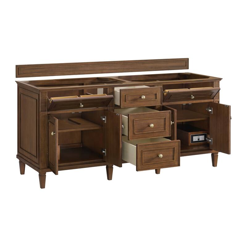 James Martin Vanities 424-V72 Lorelai 72" Single Basin Wood Vanity