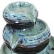 preview thumbnail 5 of 7, Sunnydaze 3-Tier Modern Textured Bowls Ceramic Indoor Tabletop Water Fountain - 7-Inch