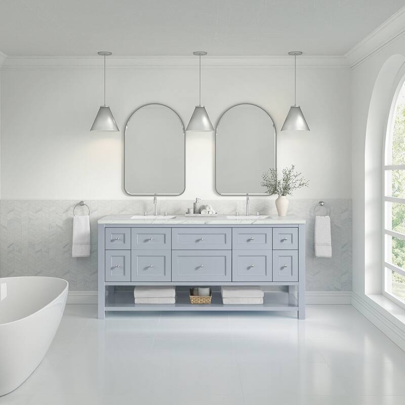 James Martin Vanities 330-V72-3ENC Breckenridge 72" Free Standing