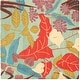 preview thumbnail 5 of 31, SAFAVIEH Handmade Blossom Verona Modern Floral Wool Rug 6' Square - Blue/Multi - Square