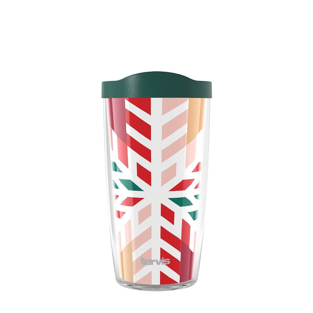 Tervis Christmas Holiday Seasonal Big Snow Made in USA Double Walled Insulated Travel Tumbler, Classic