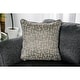 preview thumbnail 5 of 6, Coos Transitional Grey Chenille L-Shaped Upholstered Sectional by Furniture of America