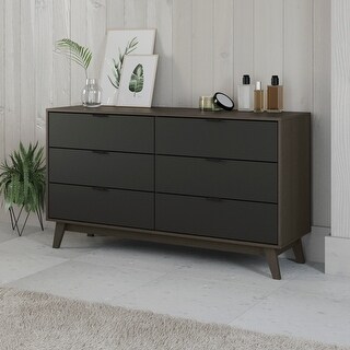Hartford 6 Drawer Dresser - Dark Brown/Black - Bed Bath & Beyond - 37050814