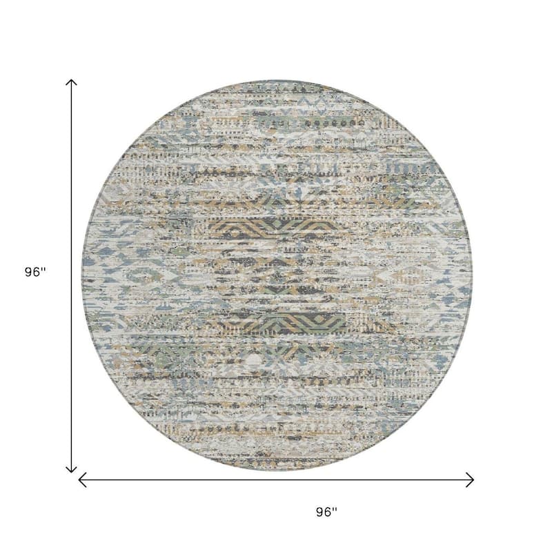 HomeRoots Moroccan Transitional Rectangle Outdoor Rug
