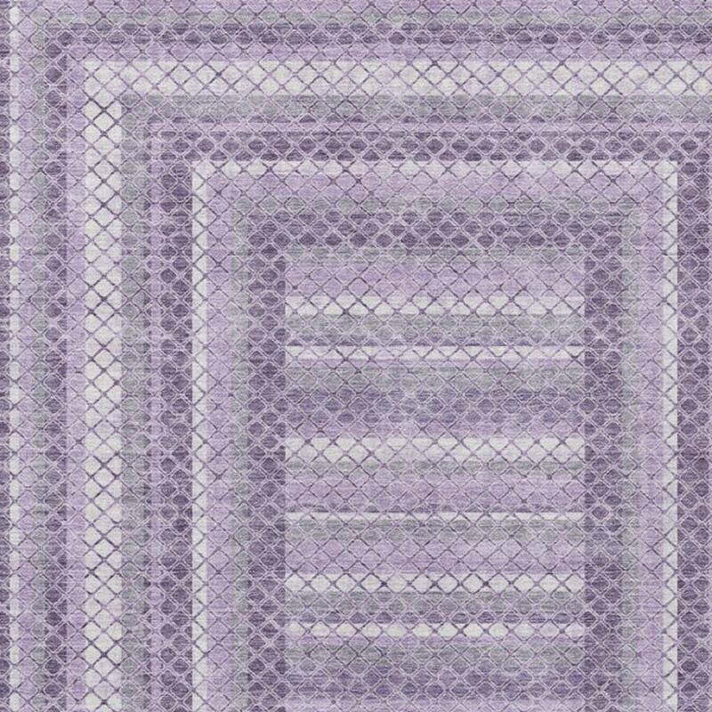 HomeRoots Geometric Transitional Rectangle Outdoor Rug