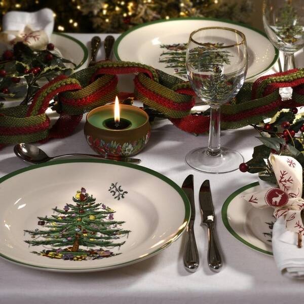 Spode Christmas Tree 12 Piece Set - On Sale - Bed Bath & Beyond 