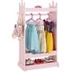 preview thumbnail 13 of 12, UTEX Kids Dress up Storage with Mirror,Costume Closet for Kids,Open Hanging Armoire Closet,Pretend Storage Closet for Kids