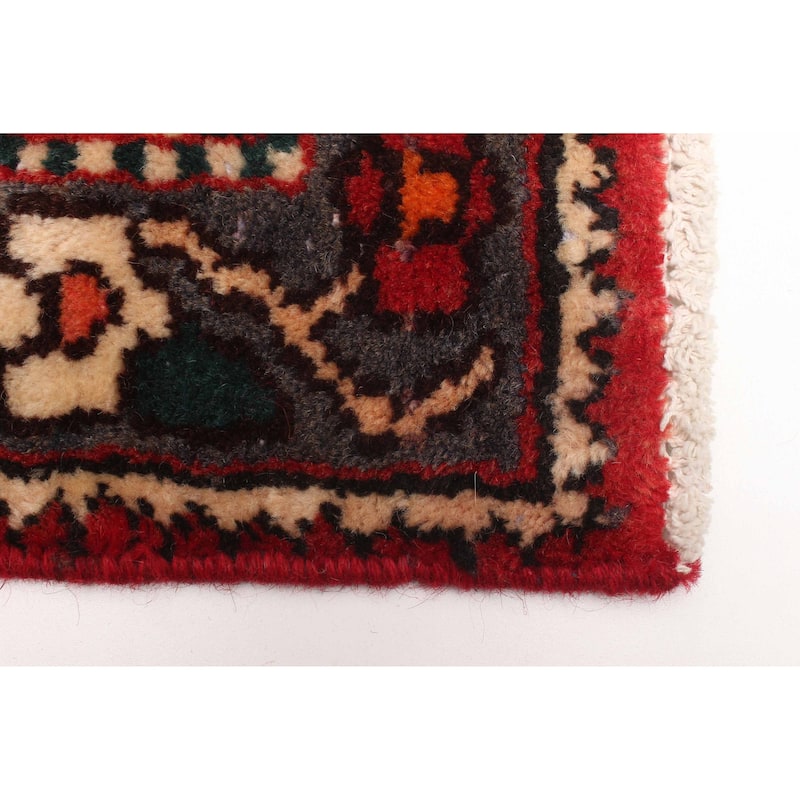 ECARPETGALLERY Hand-knotted Konya Anatolian Red Wool Rug - 3'9 x 8'10