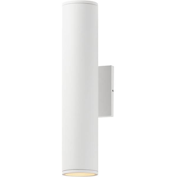 slide 2 of 7, Maxim 86223 Caldera 2 Light 15" Tall ADA Compliant LED Outdoor Wall White