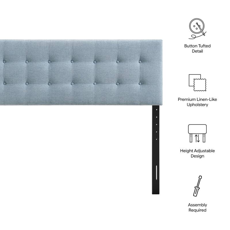 Emily Upholstered Fabric Headboard