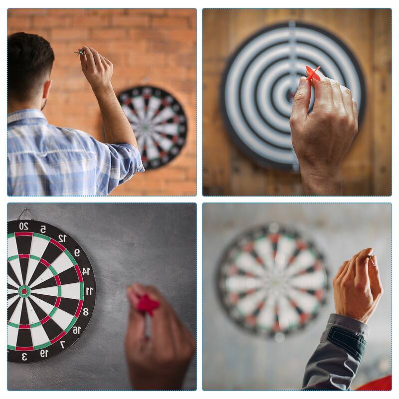 Integrated Dart Shaft & Flights, 9 Pack Plastic Dart Flight Set