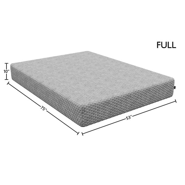 dimension image slide 2 of 6, Soothe Gel Memory Foam 10" Mattress