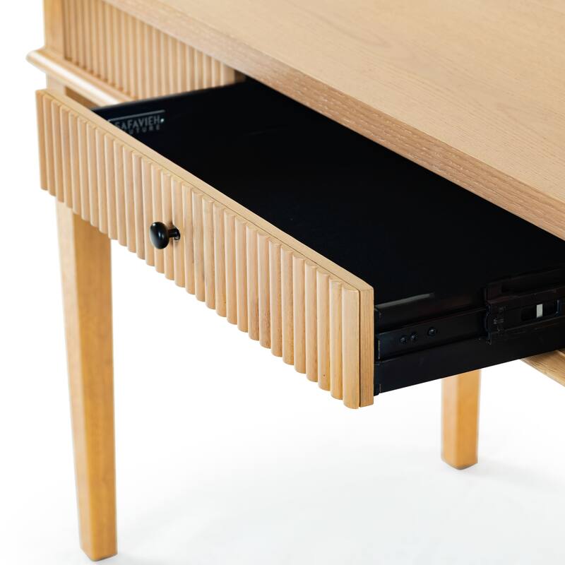 SAFAVIEH Couture Shelbie 1-Drawer Reeded Desk