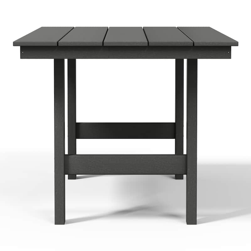 Polytrends Shoreside 6-Piece Side Chair Dining Set With Bench