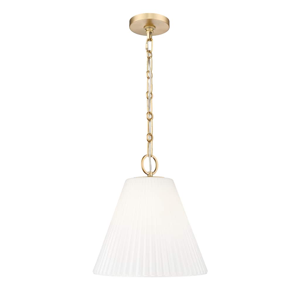 Alaric 1 Light Pendant in Modern Gold