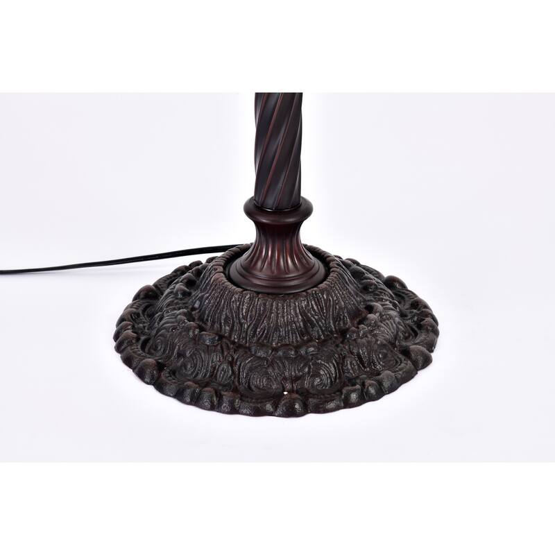 Tiffany-style Iris Torchiere